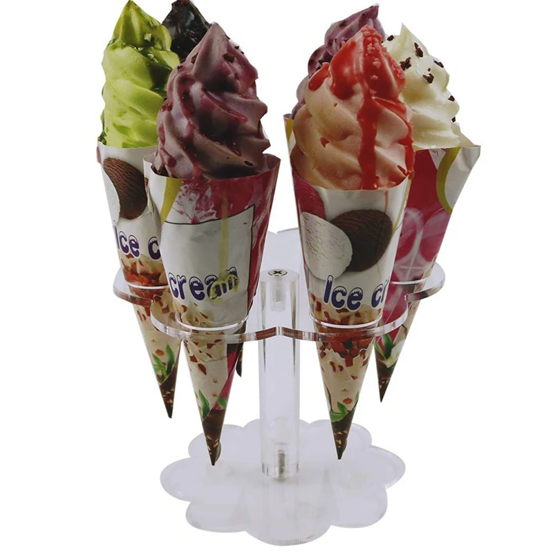 16/5 отверстия для мороженого конфет держатель акриловый кекс мороженое Рожков