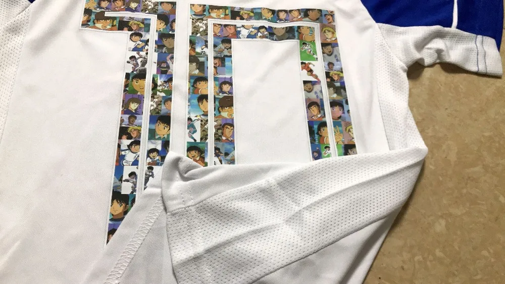 Хороший молодежный Мужской Азиатский размер капитан Tsubasa ДЖЕРСИ Camisetas y benji испанские футбольные японские наборы, Оливер атом Maillot de Foot рубашки