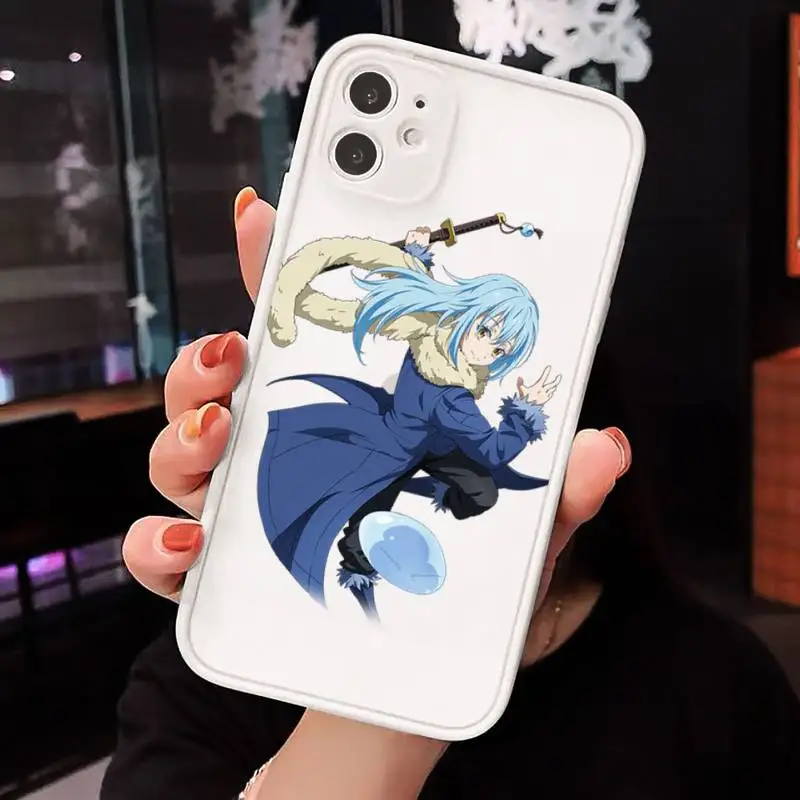 

Rimuru Tempest Phone Cases matte transparent For iphone 7 8 11 12 plus mini x xs xr pro max cover