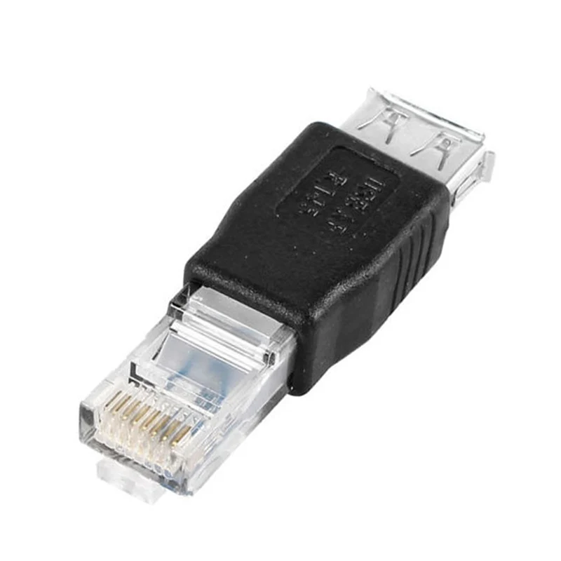 2 шт. ПК USB для RJ45 Женский Ethernet Интернет разъем адаптера OUJ99| |