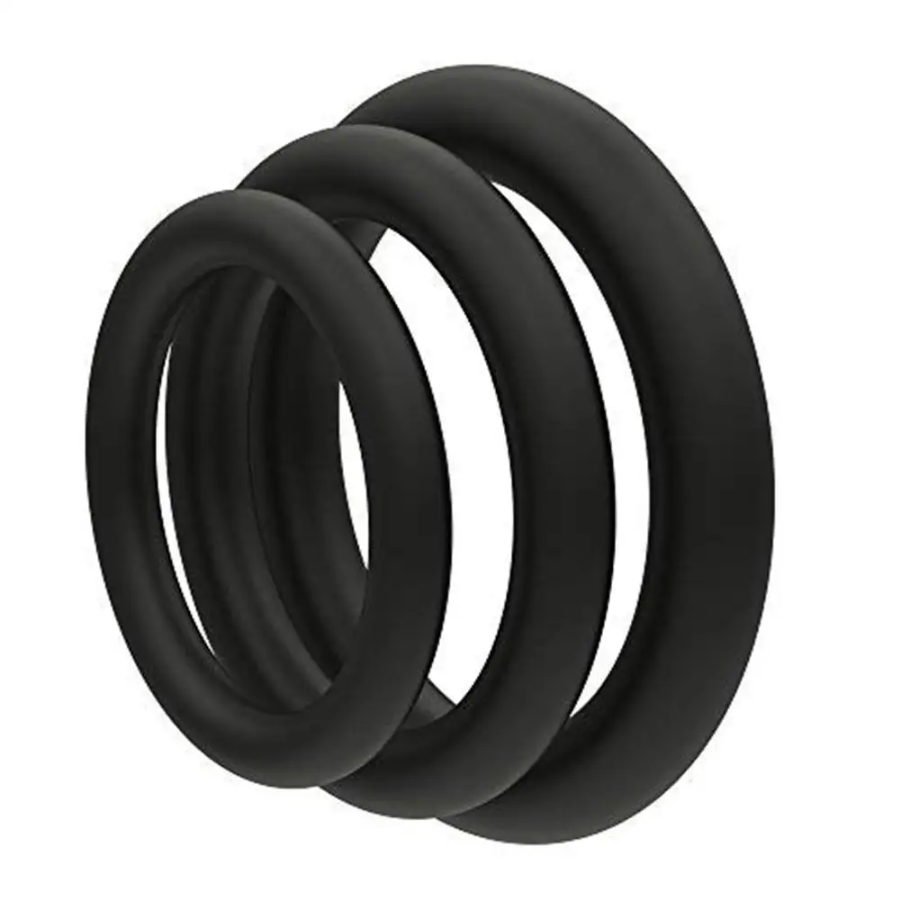 3 шт./компл. супер мягкие кольца дял пениса монтаж повышения Силиконовое кольцо