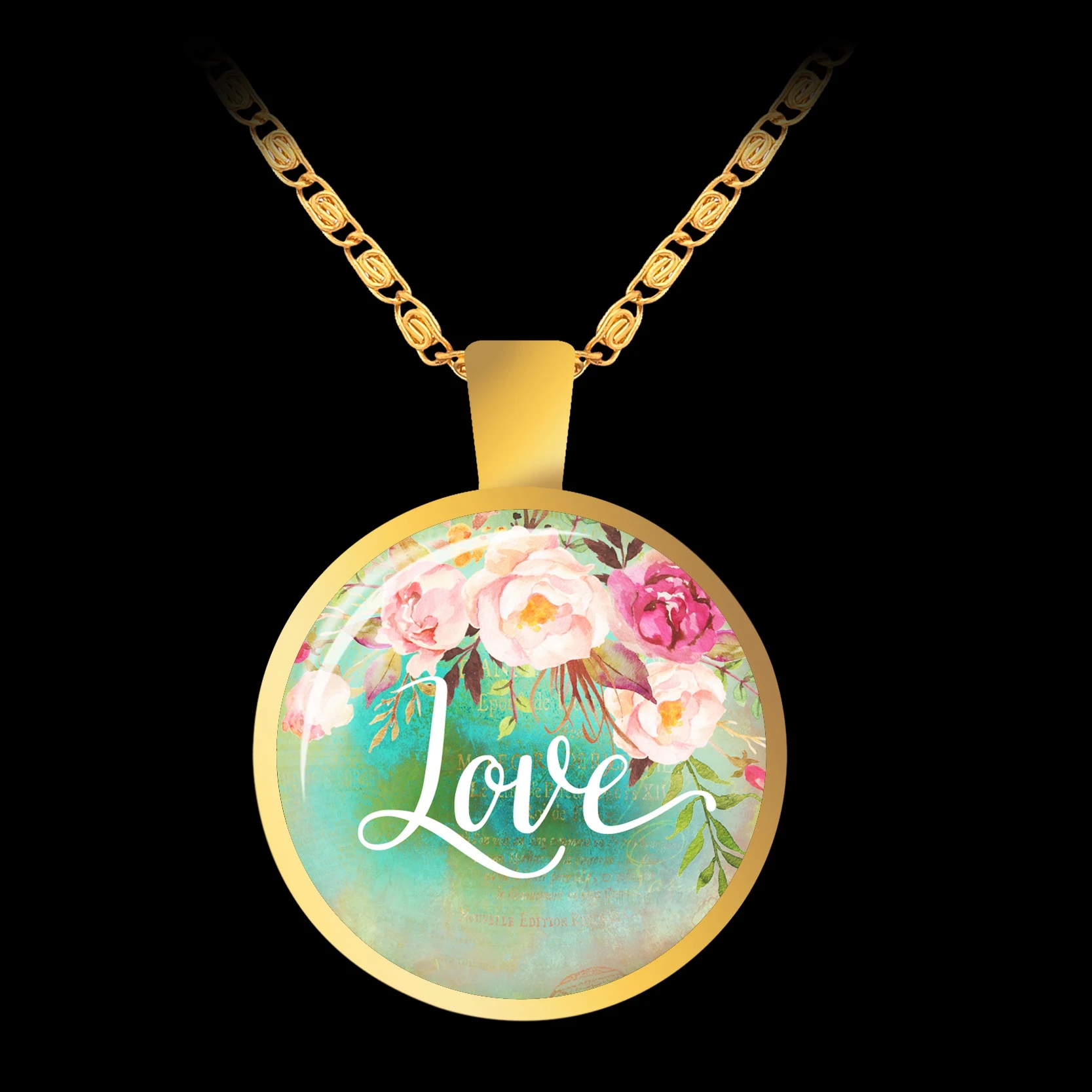 Это хорошо Библейские стихи цитата письмо ожерелье стеклянный купол подвеска