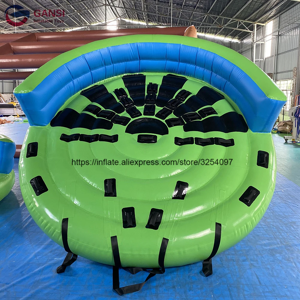 Water ski sofa inflatable flying couch tube inflatable crazy towable UFO for ocean games