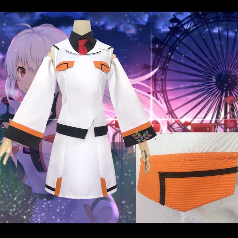 

Anime Plastic Memories Uniform Cosplay Costume Isla Full Set Sailor Suit Halloween Carnival Uniforms For Women