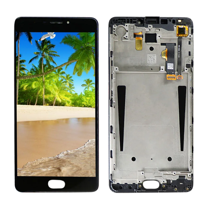 6 0 дюйма для Meizu M3 Max S685H ЖК-дисплей + сенсорный экран дигитайзер панель Замена в