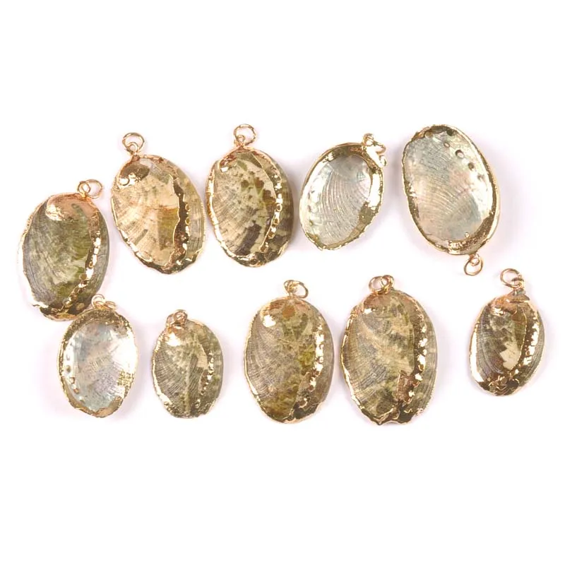 5 шт. позолоченные ракушки для сережек TRS0342|Ракушки и морские звезды| |