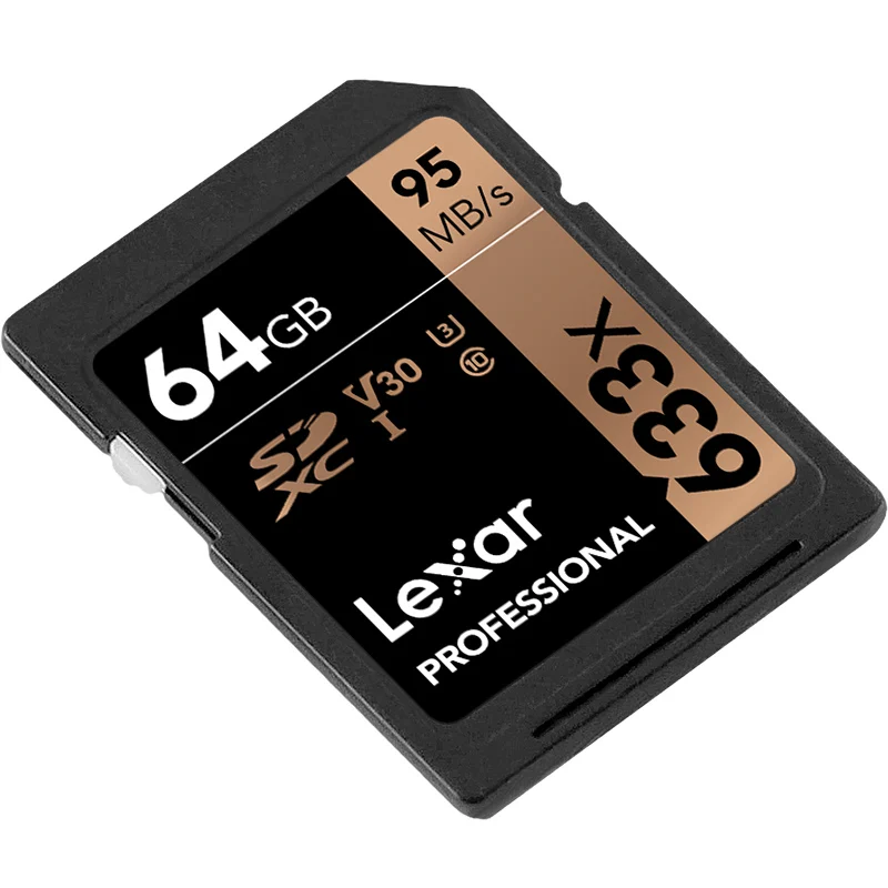 Скидка 50%! Lexar 95 м/с 256 ГБ 512 ГБ профессиональная SD SDXC карта U3 64G 32G 16G SDHC C10 633X карта памяти для цифровой SLR/HD камеры