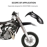 new for ktm65 2018 motorcycle front guard mudguard wheel splash shield black motorcycle mud guard motorcycle front accessory