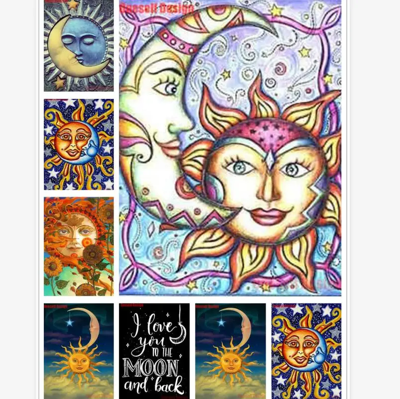 

diy 5d diamond embroidery full set cartoon sun 5d diamond mosaic sale sunflower diamond painting full round/square home decor