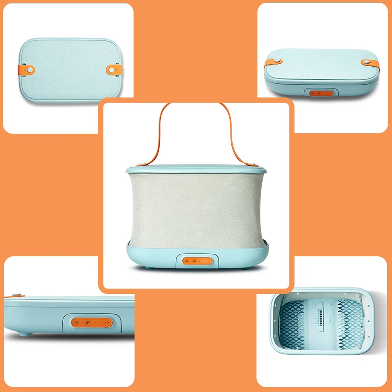 

Portable UV Sterilizer Box Foldable UV Disinfection Clothes Dryer Ozone Pasteurization Sterilization Cabinet for Underwear Mask