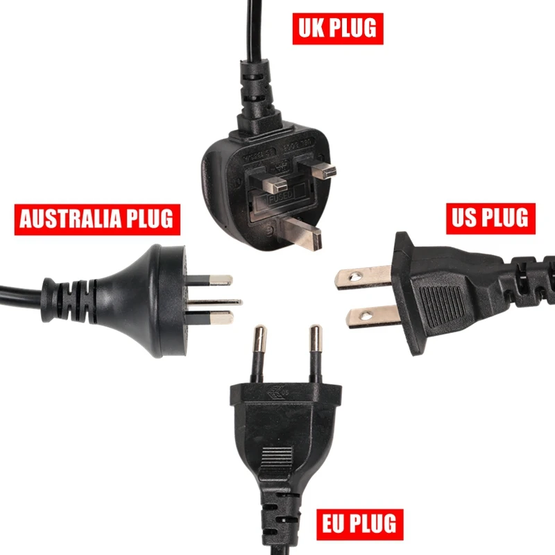 Универсальный GX16 3-контактный 84V 1.5A AC/DC литий-ионный аккумулятор зарядное
