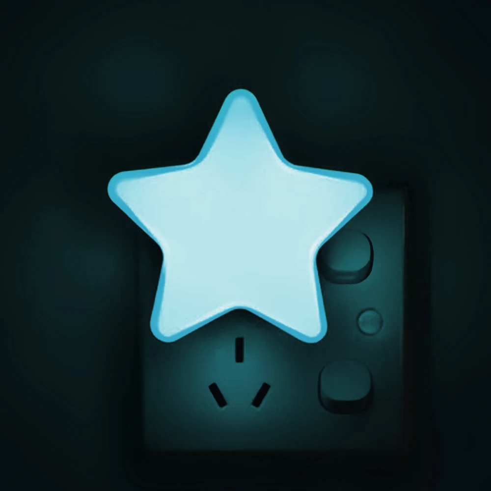 Светодиодный ночник с датчиком управления 4 цвета светодиодный мини светильник в