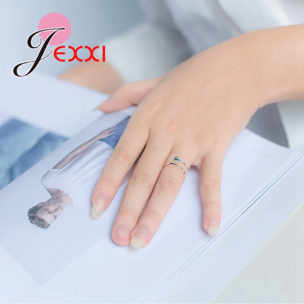 

Latest Design Open Finger Rings Genuine 925 Sterling Silver Rings For Women Fashion Jewelry Gift For Wife/Daughter/Girlfriend