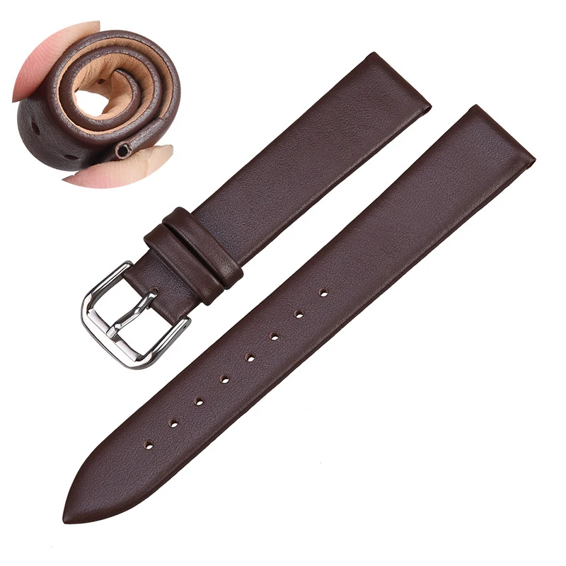 

Watchbands Soft Calf Genuine Leather Watch Band 10mm 12mm 14mm 16mm 18mm 20mm 22mm 24mm Watch Strap Accessories Wristband