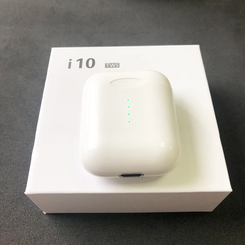 i10 TWS Bluetooth наушники беспроводные Bluetooth 5,0 наушники Сенсорное управление для Android IOS PK i500 i200 i100 i60 i30 TWS