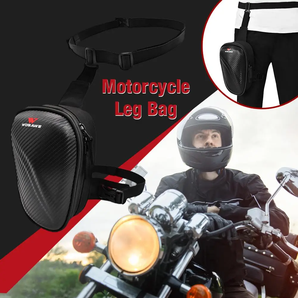Multifunction Motorcycle Drop Leg Bag Waterproof Anti-fall Hard Shell Outdoor Men Casual Waist Biker Moto |