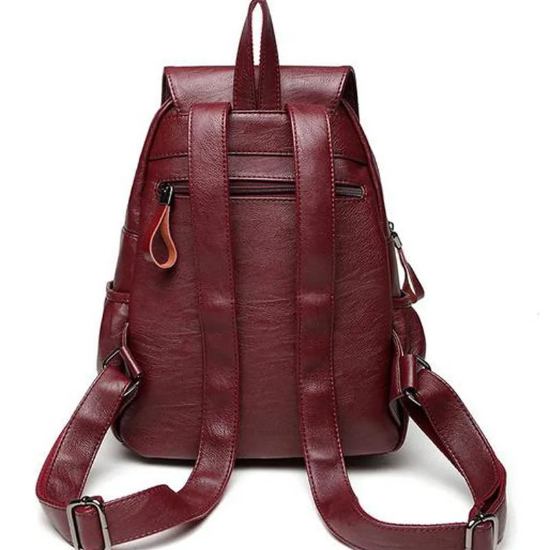 Женский дизайнерский рюкзак из натуральной кожи женская школьная сумка для