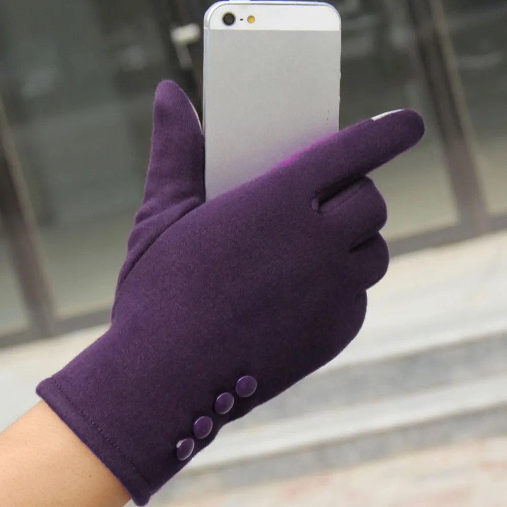 D Перчатки женские с сенсорным экраном guantes 1 пара зимние сохраняющие тепло перчатки для езды на велосипеде для женщин удобные зимние перчатки luvas N1 - Цвет: D