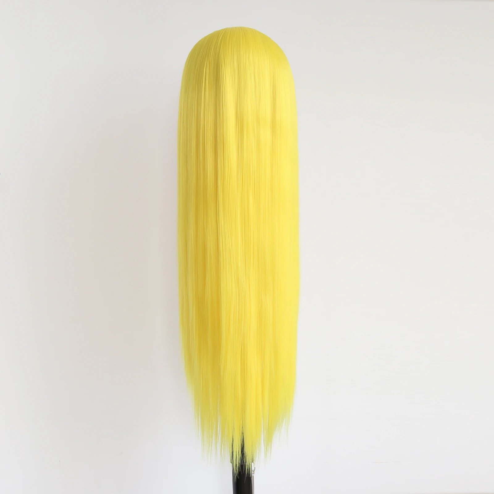 BTWTRY длинный прямой синтетический кружевной передний парик желтые натуральные