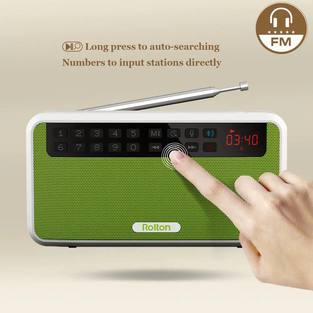 MeterMall E500 портативный стерео Bluetooth динамик s FM радио чистый бас двойной трек