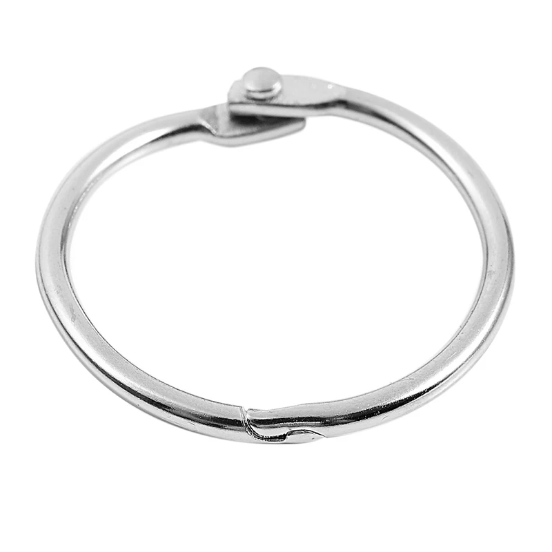 

8x 30mm Office Folder Document Binding Loose Leaf Rings & 1x Door Window 3 Inch Slide Lock Stainless Steel Latch