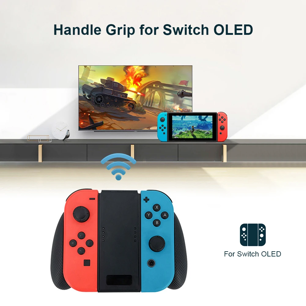 

Для контроллера NS OLED, рукоятка, удобный геймпад, джойстик, поддержка подставки, кронштейн, держатель для игр, аксессуар для джойстика