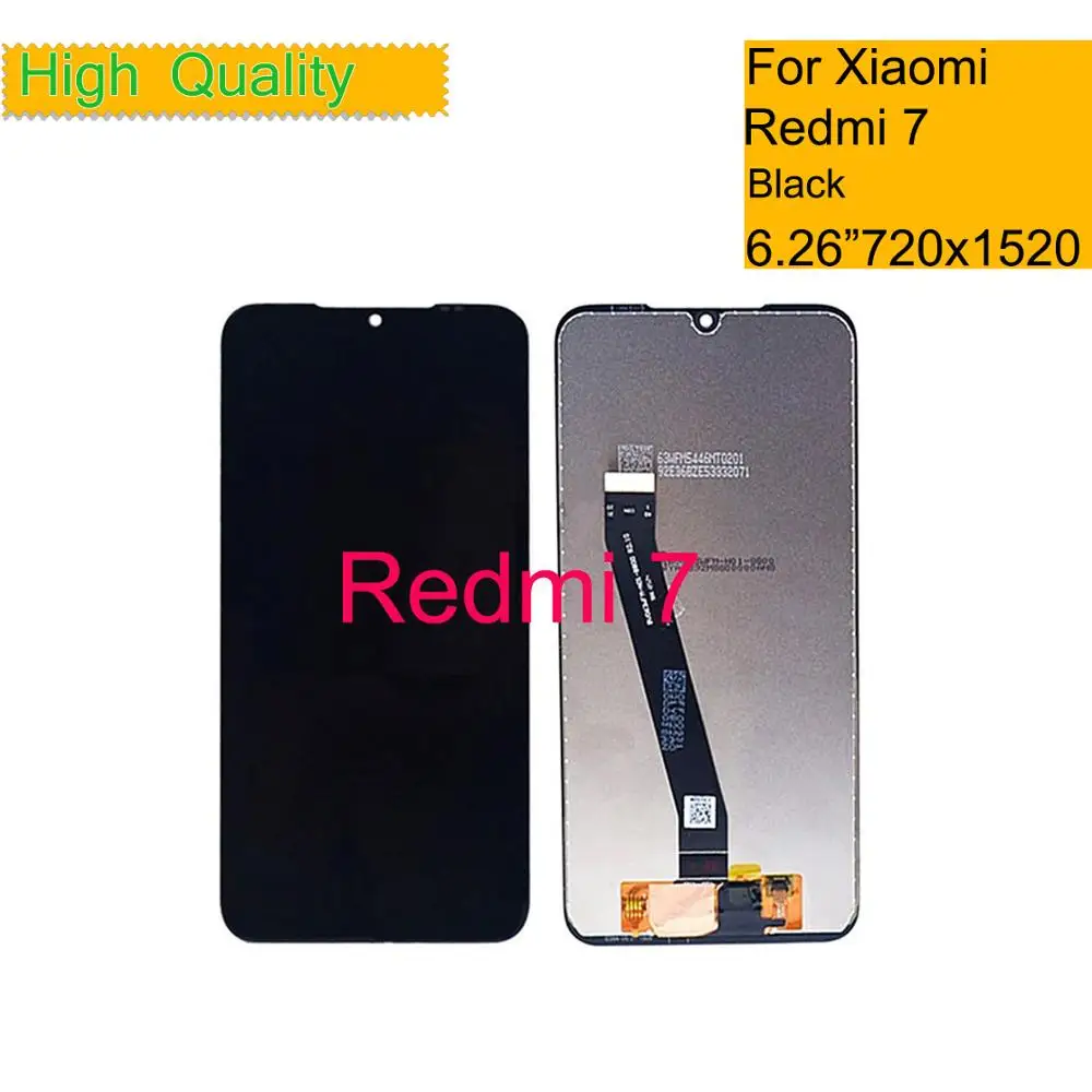 

10 шт./лот для Xiaomi Redmi 7 ЖК-дисплей полный экран для Redmi 7 экран в сборе Замена