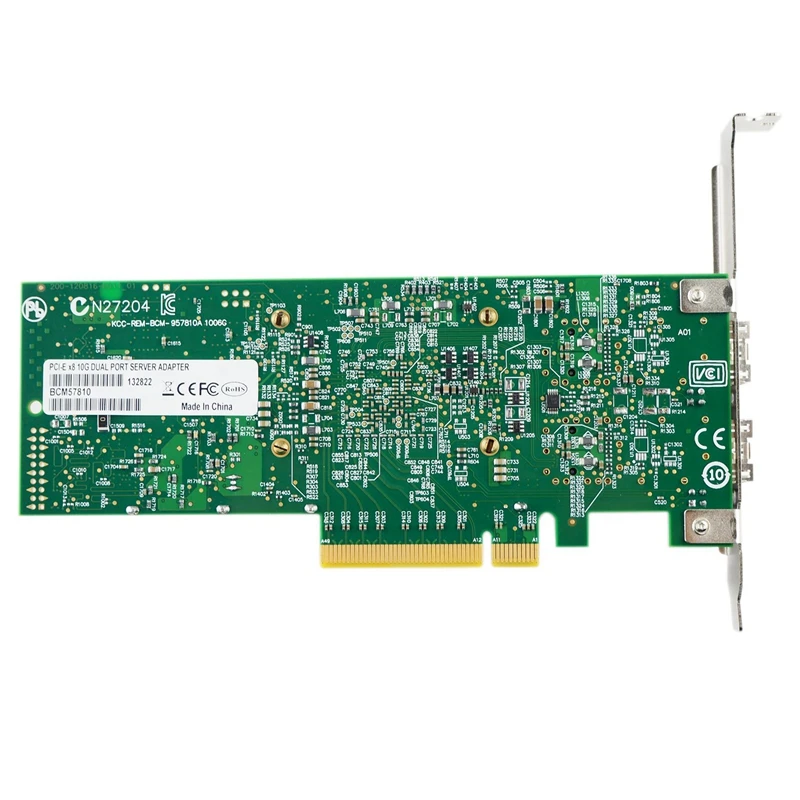 10Gb PCI Express 8X Ethernet Сетевая карта (для контроллера Broadcom BCM57810S) двойной SFP + порт