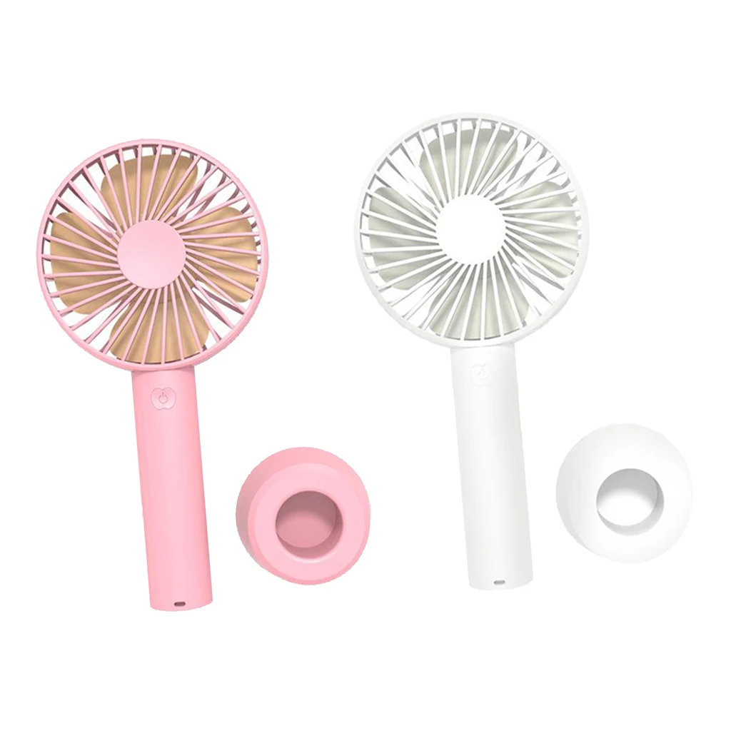 

2xMini Handheld USB Fan Personal Portable Fan 3 Speed Adjustable Cooling Fan New