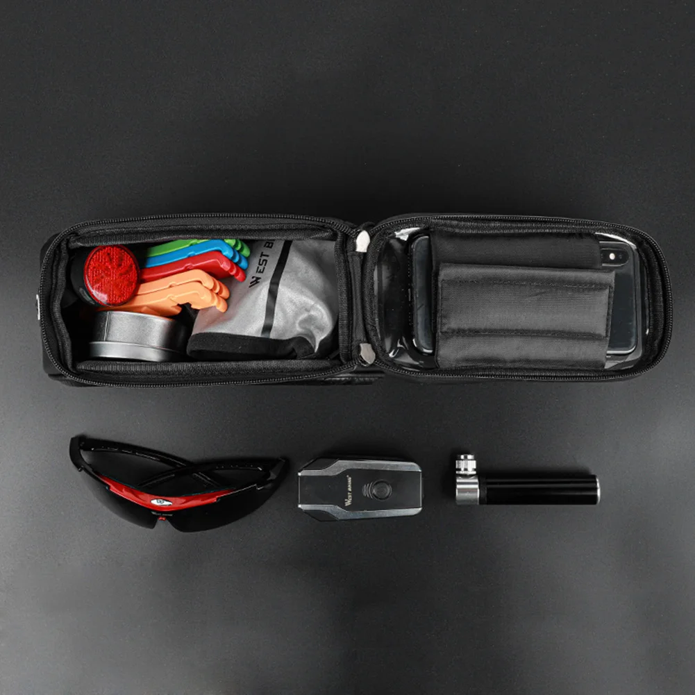 

Waterproof Bicycle Bike Mount 7.2inch Phone Holder Case Bag Pouch Cover Headphone Jack Wear-resistant Bicycle Bag