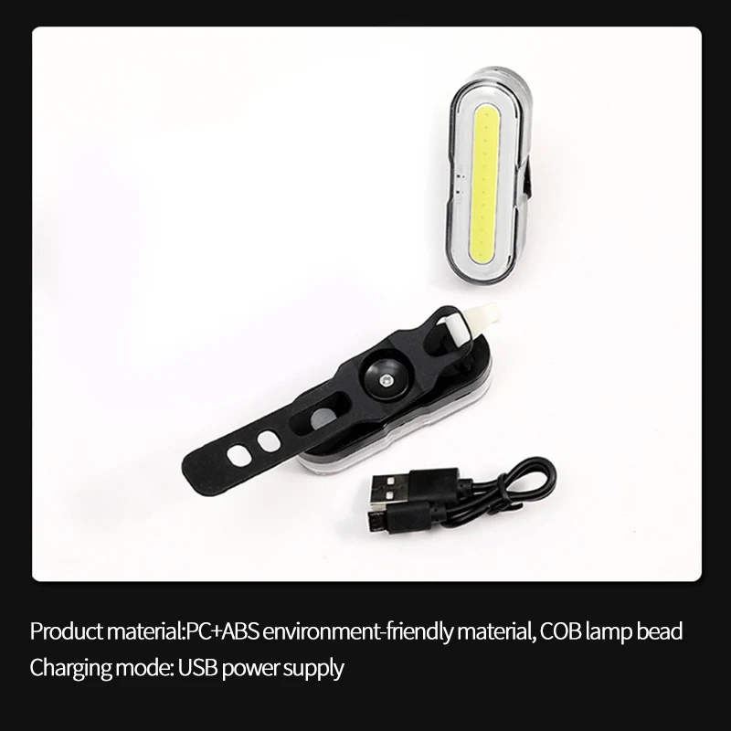 

Bike Taillight Waterproof Riding Rear Light COB Chargeable Mountain Bike Cycling Light Tail-Lamp Bicycle Light Bike Accessories