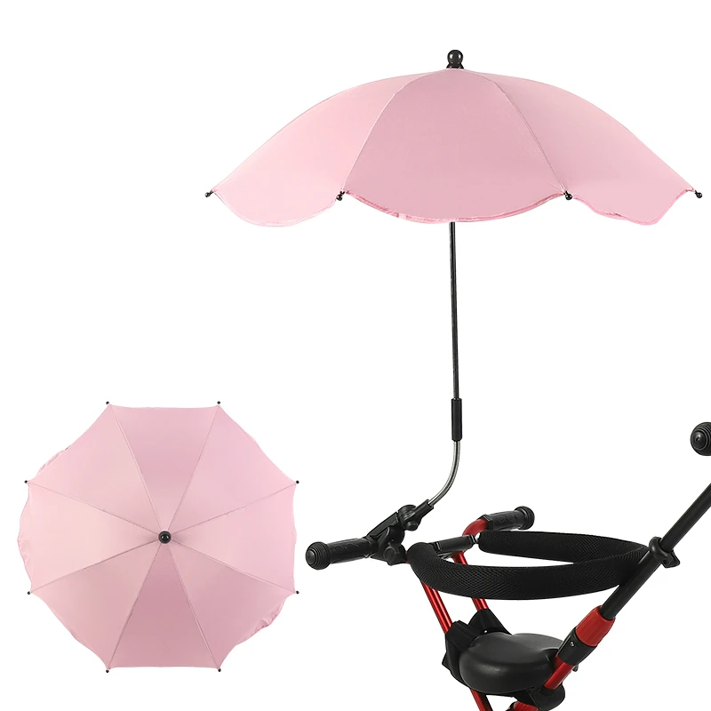 

Baby Stroller Umbrella Nylon Anti-UV Sun Canopy Cover 360 Adjustable Pram Kid Umbrellas Stretch Stand Holder Stroller Accessorie