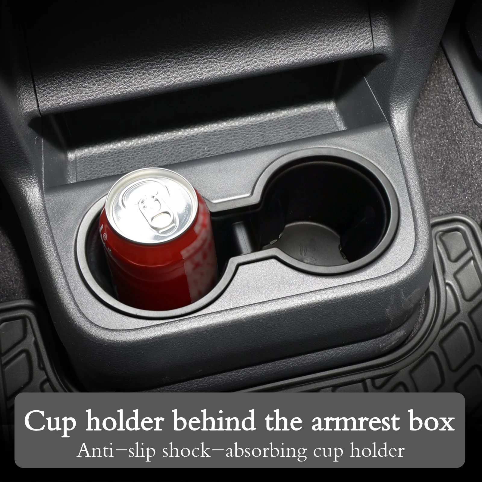 ZUNDUO Car Water Cup Holder Storage Box for Toyota Sienna 2021 2022 Drink Bottle Fixed Dust-Proof Case Accessories Console Tray