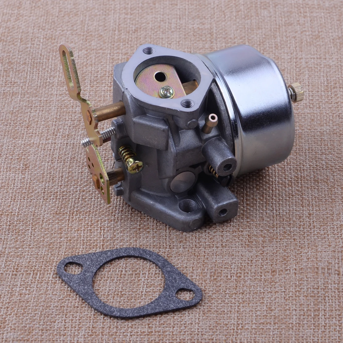 

LETAOSK New Silver Steel Carburetor Carb Fit for Tecumseh 632111 632334A HM70 HM80 HMSK80 HMSK90 Engines