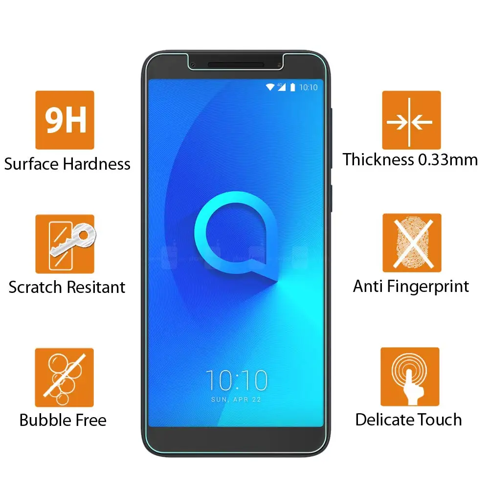 Защитная пленка из закаленного стекла для Alcatel 1X 5059D 3 5052D 5 5086D 7 6062 Вт 3X 5080Y в 5099D 3C