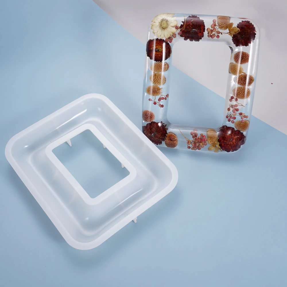 DIY фоторамка из смолы прессформы кристаллическая эпоксидная форма маятниковое