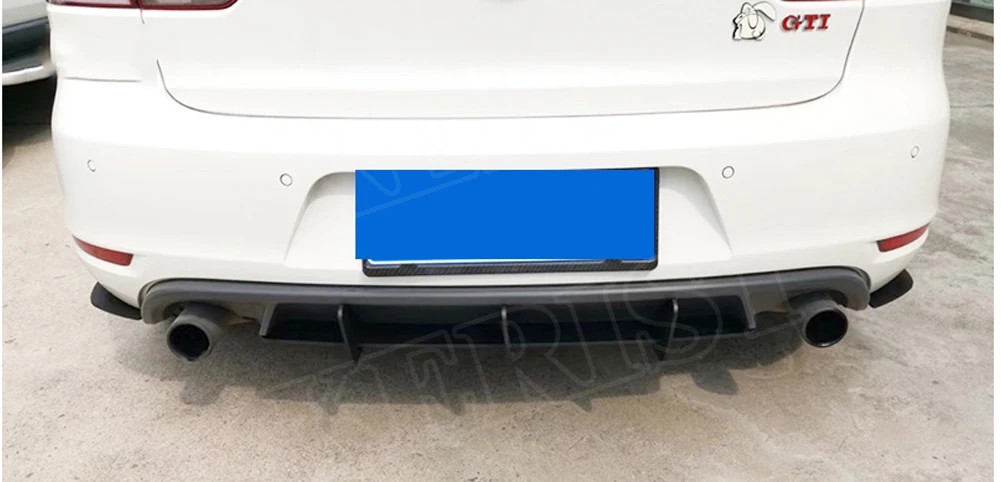 Golf 6 для GTI r20 ABS задняя крыша губ Диффузор крыло Volkswagen vw golf gti 2010-2014 | Автомобили и