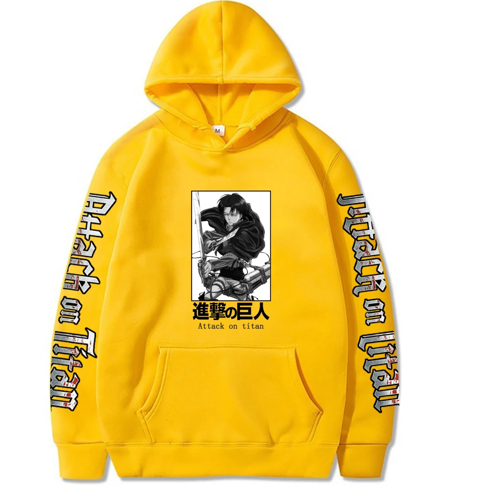 

Attack On Titan Hoodie Men Long Sleeve Tops Sweatshirts Male