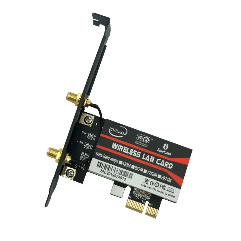 Беспроводная-AC AX200 802.11ac/ax 2400 Мбит/с настольная PCI-E 1X wifi карта для Intel AX200NGW адаптер+ Bluetooth 5,0 Mu-mimo
