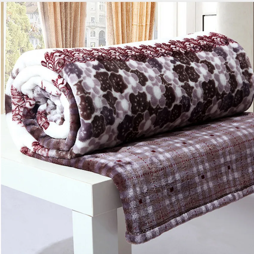 Мягкое теплое Коралловое Флисовое одеяло на кровать/диван/самолет/путешествия