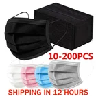 Одноразовая медицинская маска для лица, 3-слойная хирургическая маска для лица, хирургическая медицинская маска с петлей для ушей, дышащая Бриллиантовая