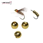 50 шт., латунные бусины для вязания Нимфа, 2,3-3,8 мм