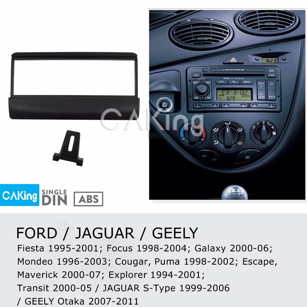 Автомобильная панель радиоприемника с одним Din для FORD Fiesta 1995 2001 Focus 1998 2004 Galaxy 2000 06