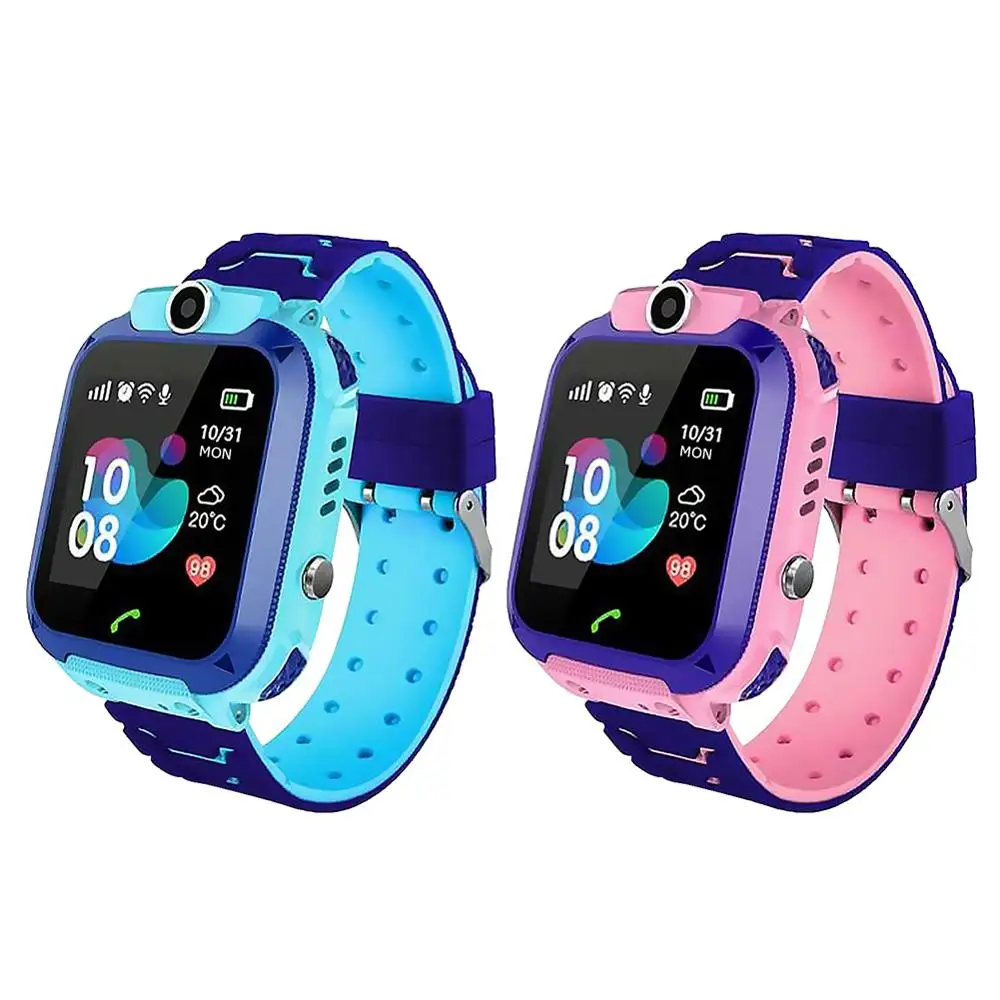 New Q12 Smart Watch Waterproof GPS Finder Locator Anti Lost SmartWatches Children Baby Watch Phone For IOS Android Kids Toy Gift