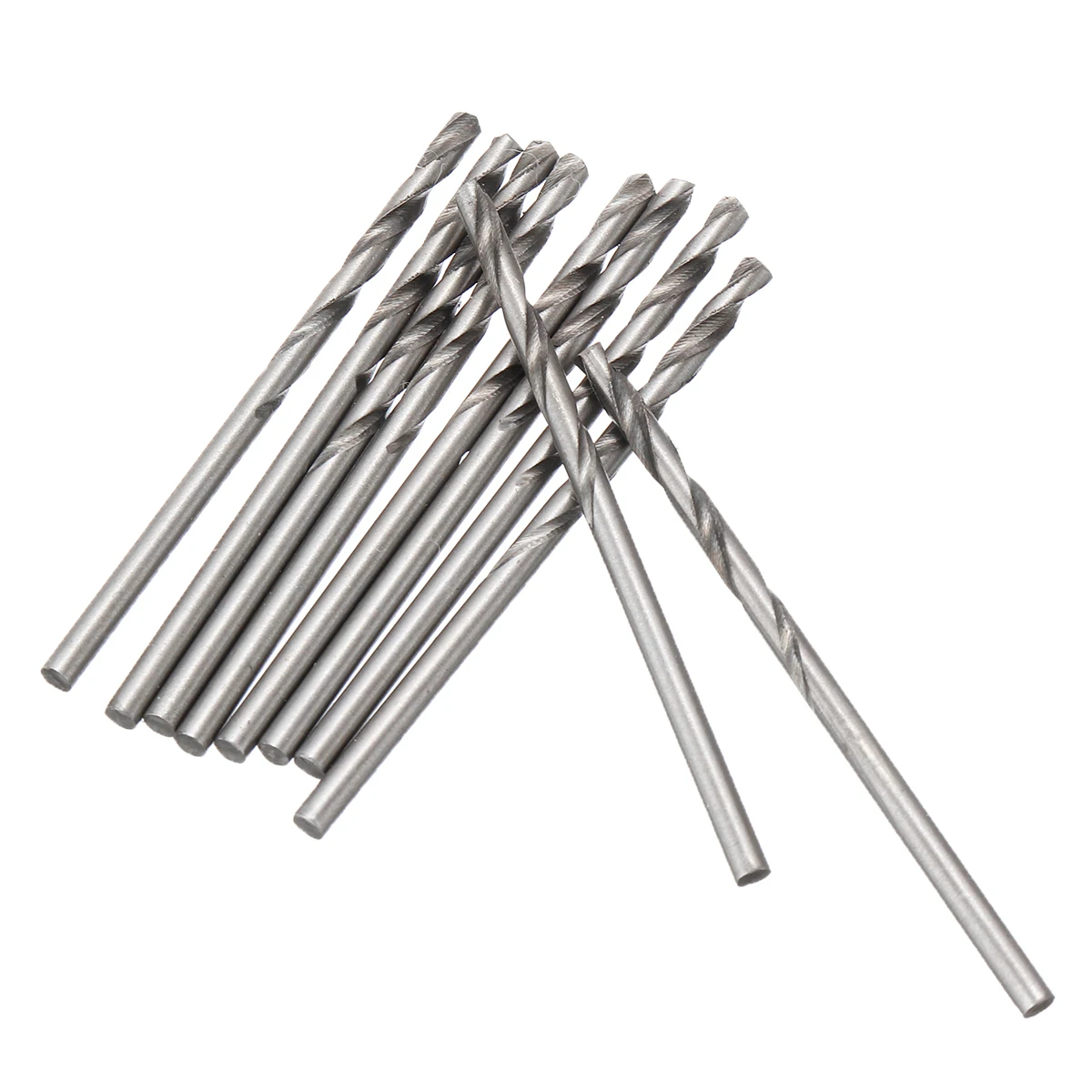 

50pcs/pack Titanium Coated HSS High Speed Steel Drill Bit Set For Metal Wood Aluminum Drilling Tools 1/1.5/2/2.5/3mm