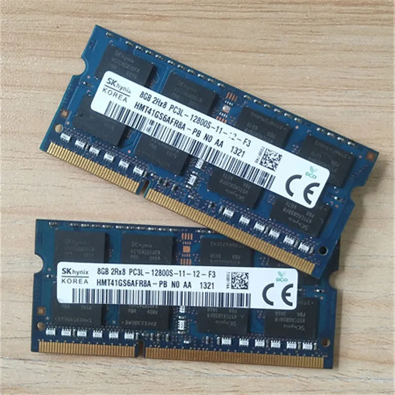 Sk hynix memoria DDR3 Оперативная память S 8 Гб 2RX8 PC3L 12800S 1600 МГц 1 35 V памяти ноутбука 204 PIN для