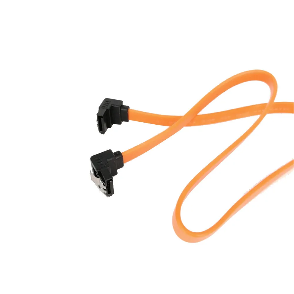 45 см двойной локоть SATA кабель для передачи данных с обеих сторон