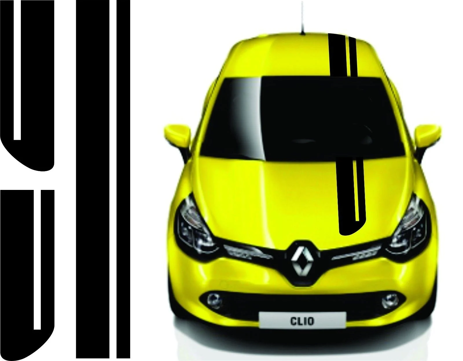 1 комплект/2 шт. полосы для Renault Clio MK 4 5 RS GT Sport OTT наклейки графический капот крыша