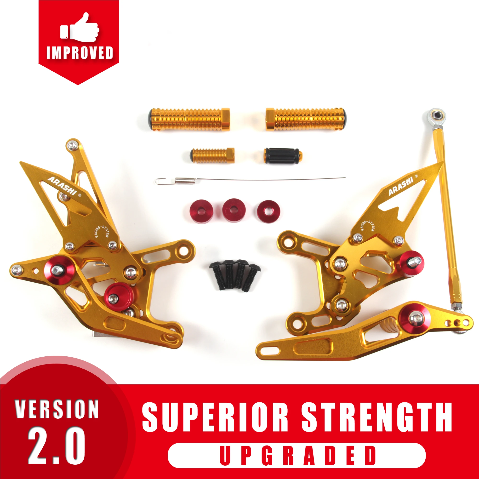 Подножки Arashi с ЧПУ для YAMAHA YZF R1 2009 2014 подножки всадника ног 2010 2011 2012 2013|Подставки