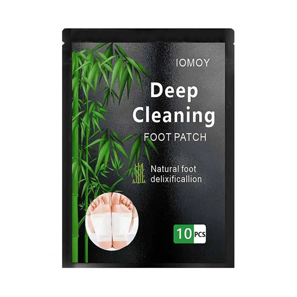 

10Pcs Foot Patch Cream Improve Energy Plant Extracts Deep Cleaning Foot Patch Travel Work Reduce Insomnia Irritability Supplies